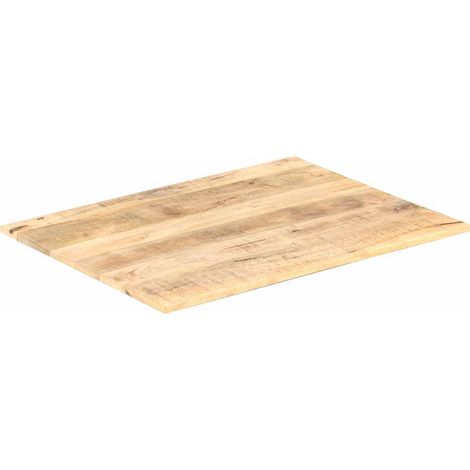 Maison Exclusive - Tischplatte Massivholz Mango 15-16 mm 80x60 cm