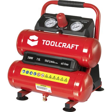 TOOLCRAFT Druckluft-Kompressor 7.5 l 8 bar