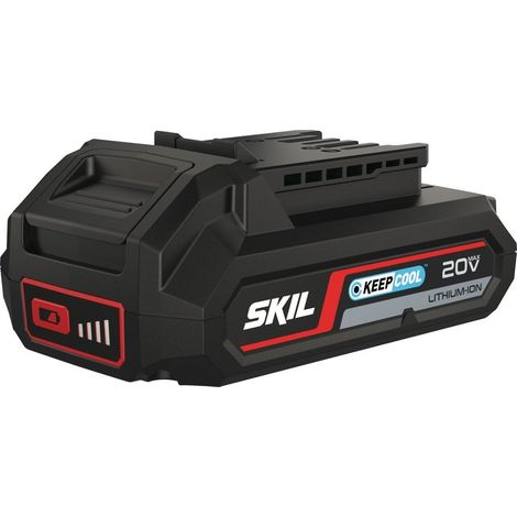 Batterie lithium-ion 20V 2.5Ah – Technologie Keep Cool pour 25% d'autonomie en plus – Compatible outils Energy 20V Max – Charge rapide – Skil (1/2)