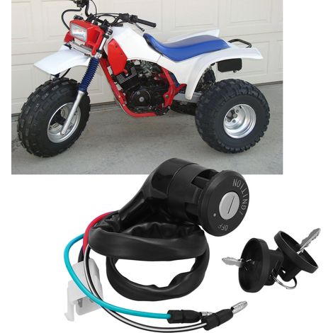 Zündschalter für ATC250 ES Big Red ATV 1985-1987. Inklusive zwei Schlüsseln (WH-10). (1/5)