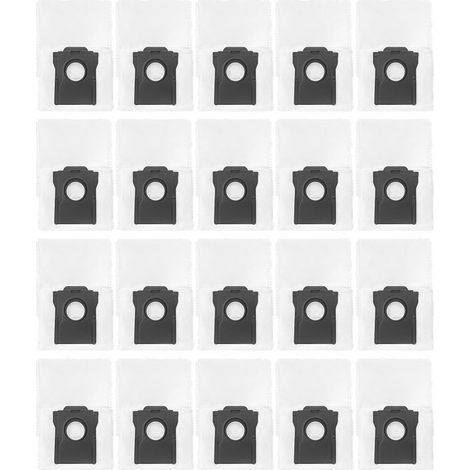 Confezione da 20 sacchetti per aspirapolvere robot Alta filtrazione 3,5 L Per Conga X70 X100 Per JONR X1 MAX Per Everybot Q11 Sacchetti per aspirapolvere robot (1/5)