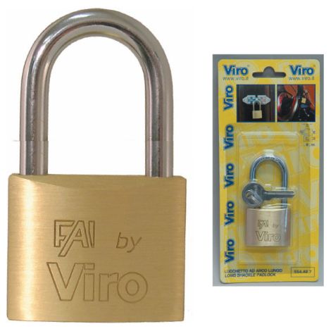 Viro Fai art 554.42.7 cadenas rectangulaire base 40 mm avec arc long