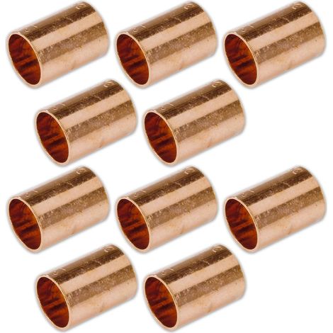 Innenlötmuffe 10 mm aus Kupfer (10 Stück)