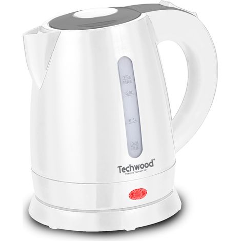 Techwood TB-1023 Bouilloire Electrique 1L Coloris Blanc