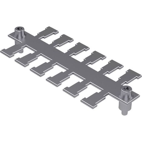 Hebotec 1041-012C Hebotec 1041-012C barra fermacavi Supporto di fissaggio arrivo cavi Acciaio inox 1 pz.
