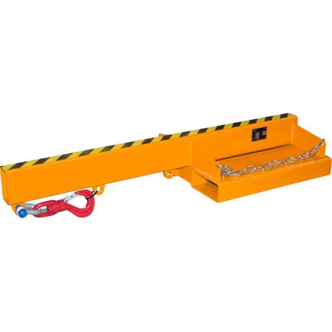 Bauer Südlohn Bras de levage LA 1600-5,0, peint, orange jaune