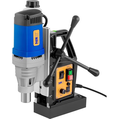 MSW – Perceuse à colonne magnétique 1680W – Profondeur de perçage 50mm – Vitesse 370 tr/min – Système de refroidissement 300ml (1/7)