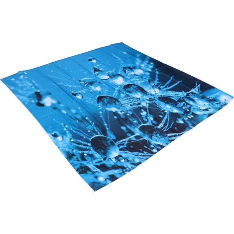 Rideau de douche imperméable 150x180 cm avec 12 crochets, décoration moderne pour salle de bain