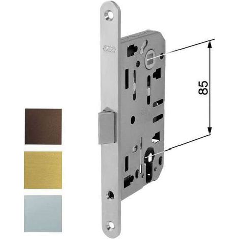 Serratura Inf.Legno Mediana E60 Cromo Op. 1103 Agb