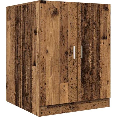 Maison Exclusive - Mobile per Lavatrice Legno Antico 70,5x71,5x91,5 cm (1/5)