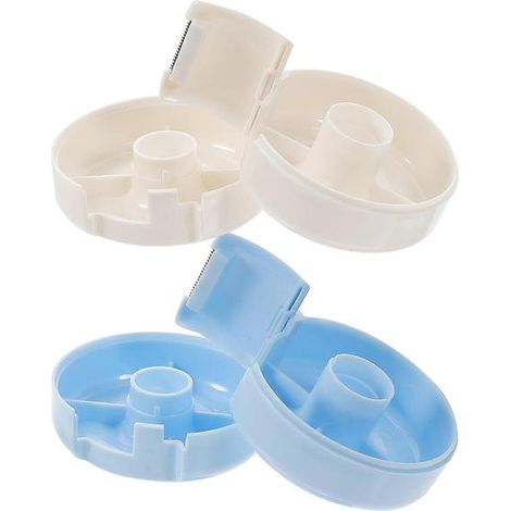 Distributeur de ruban adhésif portable, coupe-ruban pour usage quotidien (lot de 2). (1/5)
