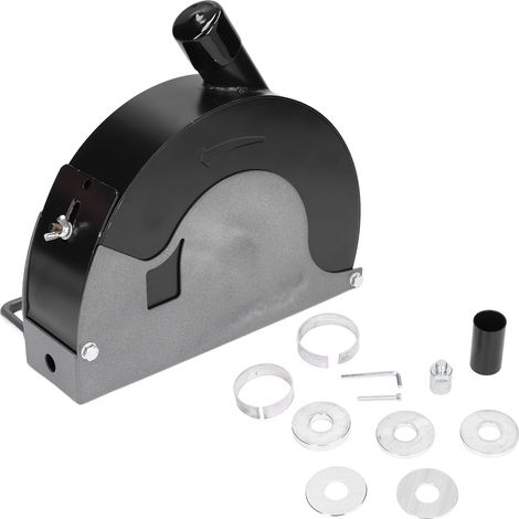 Q‑ 230F Couvercle anti-poussière de coupe pour meuleuse d'angle 9 pouces pour lame de scie double 230 SlottingDry