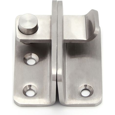 Ortviai Verrou Coulissant pour Portes Battantes avec Serrure à Cadenas, Fenêtre, Armoire, Commode, Clôture, Série 201