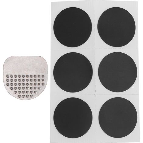 Kit de Réparation de Chambre à Air pour Vélo - Patchs Sans Colle avec Lime pour Réparations Rapides (1/5)