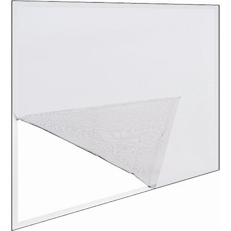 20PZ ZANZARIERA A STRAPPO PER FINESTRA cm. 150x180 col. Bianco