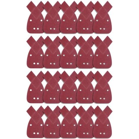 20 Stück Schleifblätter Dreiecke Schleifpapier 80er Körnung Maus Schleifblätter Schleifpapier für Detailschleifer (1/5)