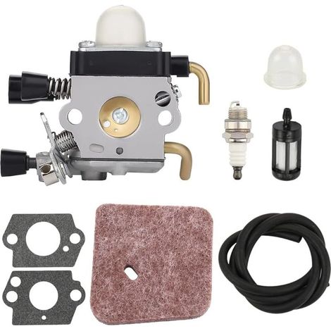 Compatible avec carburateur C1Q-S97 avec Filtre à air pour Conduite de Carburant pour Taille-haie STIHL HS45 FC55 FC75 FC85 FS310 FS38 FS45 FS45C FS45L FS46 FS80 C1Q-S169B Carb (1/5)