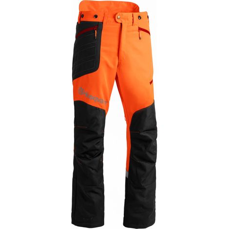 Husqvarna Technical - Pantaloni da Decespugliatore Alta Visibilità Idrorepellenti Tecnici  Taglia: 60