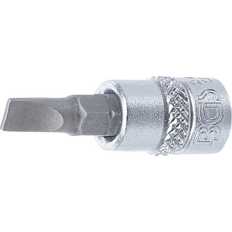 BGS TECHNIC Zócalo para puntas - 6,3 mm - Ranura 5,5 mm - 2494 (1/2)