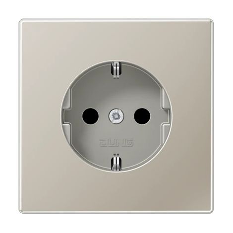 Jung Toma de corriente SCHUKO®, 16 A 250 V , serie LS, acero inoxidable ES 1520