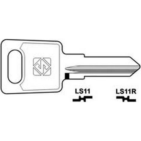 5PZ CHIAVI PER CILINDRI LAS 6 SPINE PICCOLE - LS11 DX