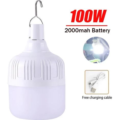 (Style classique B) Lampes solaires portables à LED 80-500 W, éclairage LED écoénergétique compatible avec le camping, les tentes, la pêche de nuit et les éclairages de secours. (1/5)