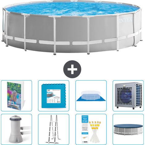 Intex Piscine Prism Frame Ronde - 457x122 cm - 9-pièces  S601 (1/4)