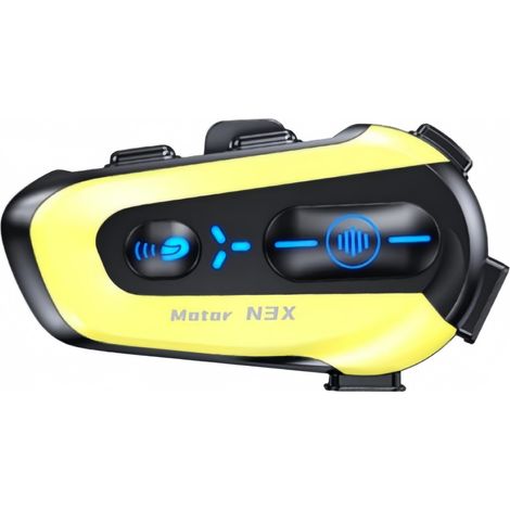 Casque Bluetooth 5.4 pour moto N3X avec réduction de bruit ENC, intercom étanche IPX6 pour casque, 25 h d'autonomie, partage de musique (1/5)
