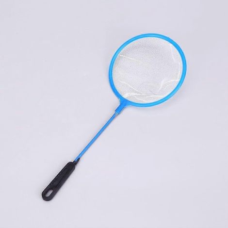 Épuisette d'aquarium à mailles fines pour la protection et poignée antidérapante, adaptée à la capture des petits poissons. (1/2)