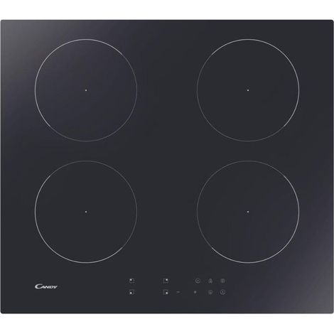 Candy CI64248CTT Noir Encastrable 59 cm Table de cuisson à induction 4 brûleurs (1/2)