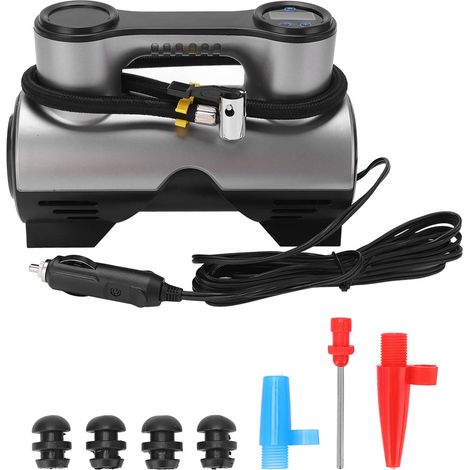 Gonfleur de pneus filaire 12V avec écran digital 120W 35L/min 150PSI lampe torche lumineuse compresseur d'air portable pour voitures (1/5)