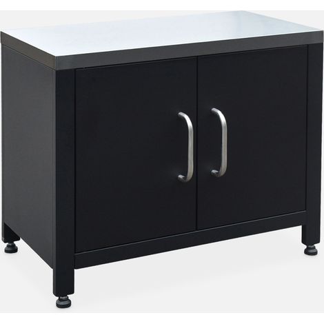 Módulo cocina exteriorde acero, 80cm (1/5)