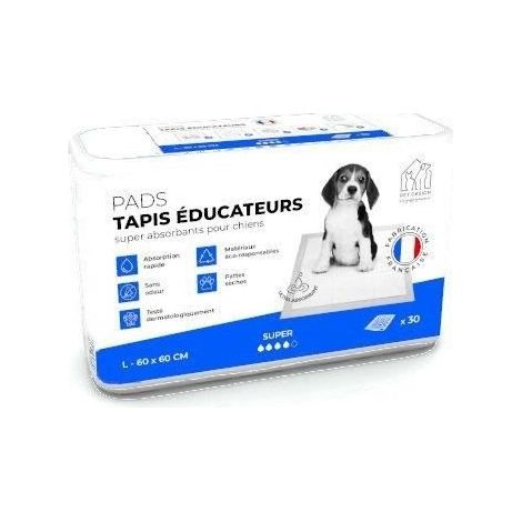 PADS Tapis educateur chien 60x60 - 30 tapis