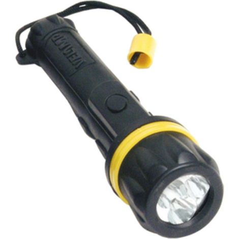 TORCIA LED RUBBER 2 BATTERIE AA (NON INCLUSE)  12 PZ