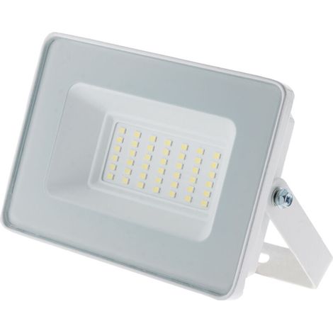 – Projecteur LED de chantier étanche 30W 3000lm IP65 6500K – Éclairage puissant pour chantiers humides – Durée de vie 25 000 heures