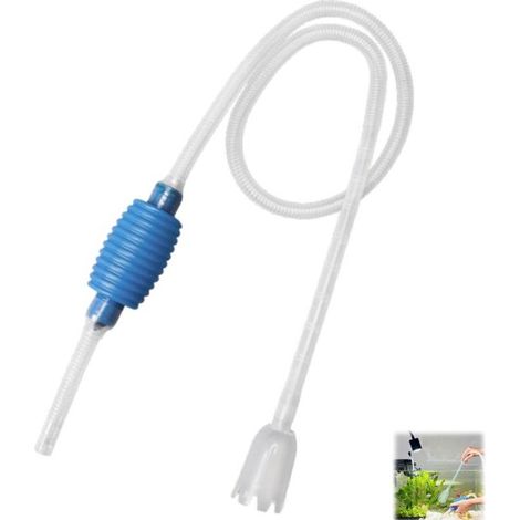 1,4 Meter langer manueller Mini-Siphonschlauch für Aquarienwasserwechselpumpe (1/5)