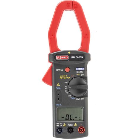 Pince multimètre IPM3000N RS PRO, 1kA ac ( Prix pour 1 ) (1/4)
