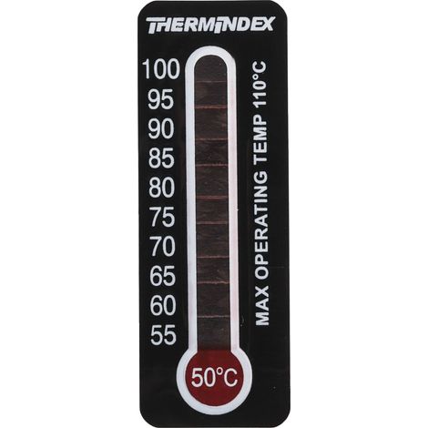 Indicateur de temps RS PRO 50°C à 100°C, Réversibilité 11 niveaux ( Prix pour Sachet de 10 ) (1/3)