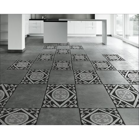 Adhésif Carrelage Noceletto x2 20x20cm pour Homestaging Intérieur Sol - Idéal pour la Décoration et le Rénovation de votre Maison. (1/2)