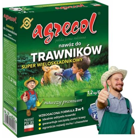 Fertilizante multicomponente granulado para césped 1,2 kg (1/3)
