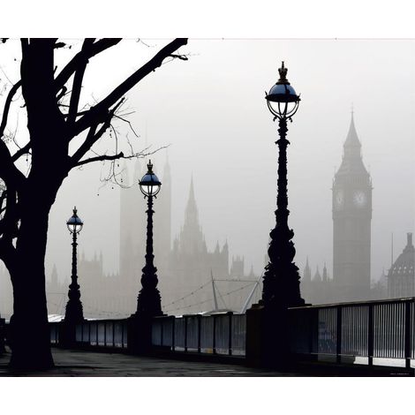 London, photo murale intissée, 360x270 cm, 4 parts (1/3)