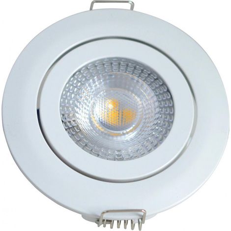 Spot encastré à LED 5W 2700K acier MW (Par 50)