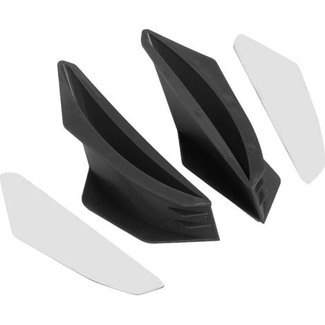 Spoiler d'aile de Moto, Accessoire Universel de Modification d'aile d'ailerons a¨romiques de Moto(Noir) (1/5)