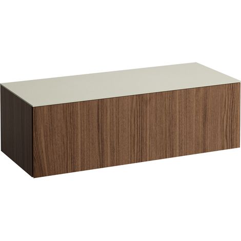 LAUFEN Il Bagno Alessi Élément à tiroirs, plateau en pierre Calce