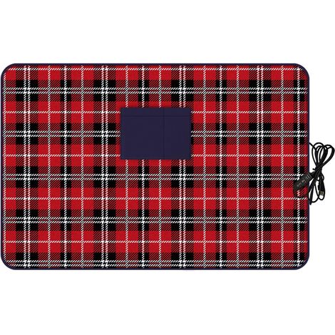Couverture chauffante électrique USB pour voiture, châle chauffant pliable, couverture chauffante pour les genoux, idéale pour les voyages et le camping.