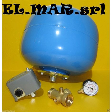 Kit Autocalve - Idrosfera 24 lt - Manometro - Pressotato - Racordo 5 Vie
