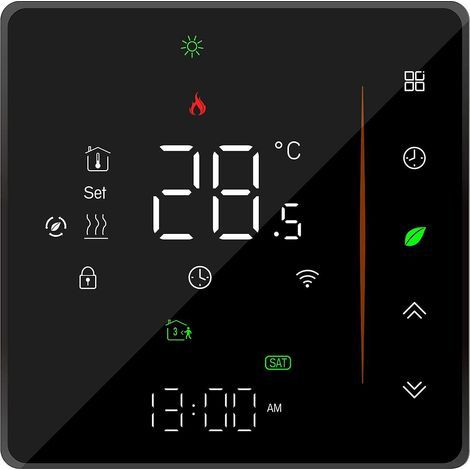 WiFi Smart Thermostat Temperature Controller Weekly Programmable Supports Touch Control/ Mobile APP/