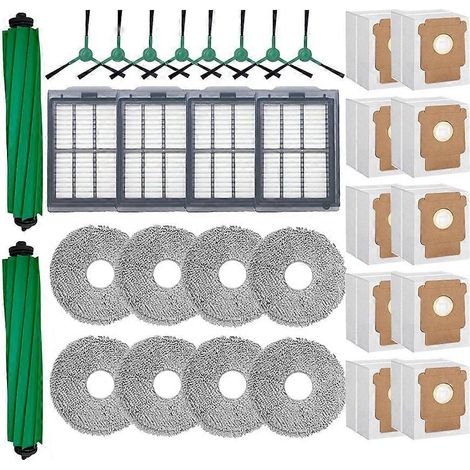 Ersatzteile für den iRobot Roomba Plus 405/505 Combo Saugroboter: Haupt- und Seitenbürsten, Reinigungspads, Filter, Staubbeutel und Zubehör (1/5)