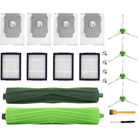 Accessoires pour iRobot Roomba i7/i7+/i3+/i4+/i6+/i8+/j7+ 16 pièces (1/5)