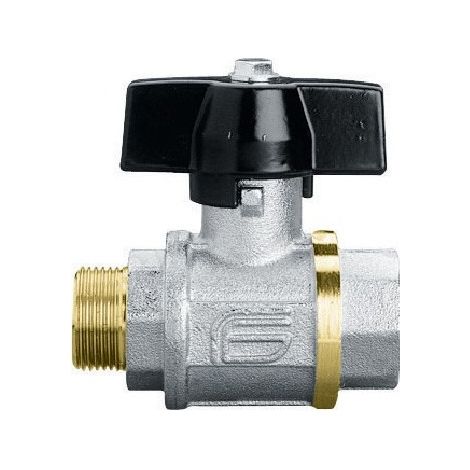 Valvola a sfera TOTAL MF con farfalla in alluminio 1/2" 0122N264 - -  EFFEBI - -